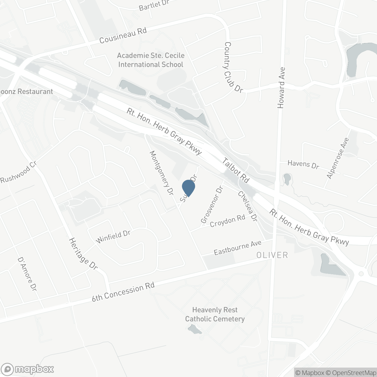 V/L SURREY DRIVE, LaSalle, Ontario N9H 1A9